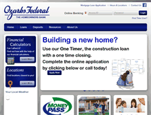 Tablet Screenshot of ozarksfederal.com